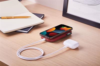 Lexon Softpower Kırmızı Wirelessbank Kablosuz Şarj Cihazı & Powerbank