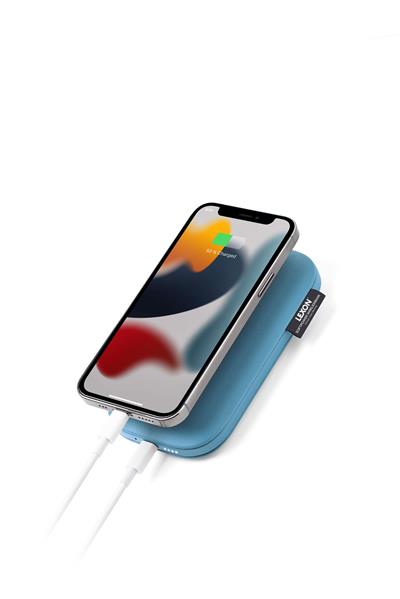 Lexon Softpower Wirelessbank Kablosuz Şarj Cihazı & Powerbank - Mavi