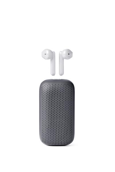 Lexon Speakerbuds Bluetooth Kulaklık & Bluetooth Hoparlör Gri