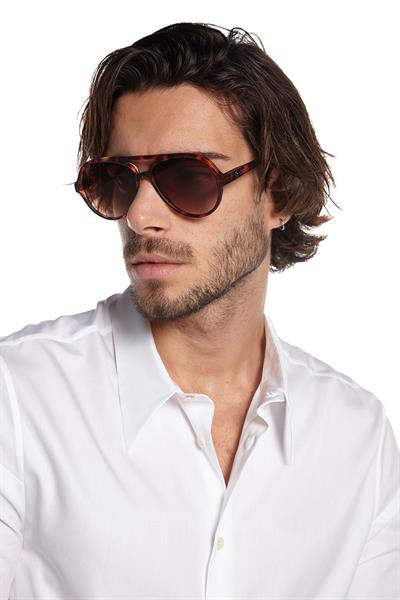 Okkia Alessio Unisex Güneş Gözlüğü Klasik Havana