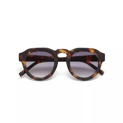 Okkia Zeno Round Unisex Klasik Havana Güneş Gözlüğü Siyah Gradyan