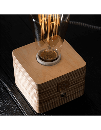 Ahşap Masa Lambası