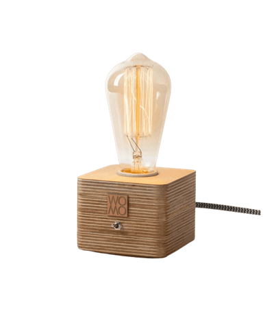 Ahşap Masa Lambası