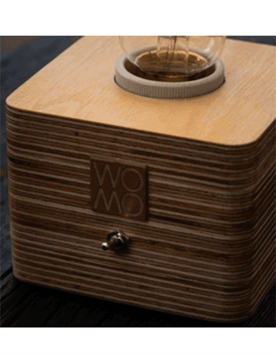 Ahşap Masa Lambası