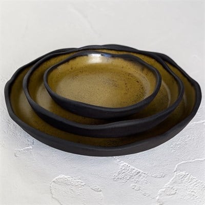 Amber Shoreline Dinner Set