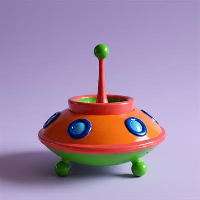 Antenli UFO Saksı