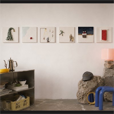 Aralık -  6 Parçalı Rölyef Tablo Koleksiyonu