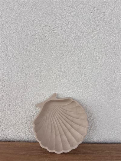 Atölye Mona Jesmonite İstiridye Takı Tablası Taş Rengi
