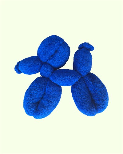 Balon Köpek Yastık - Mavi