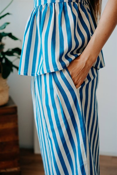 Barrel Stripes Pantolon