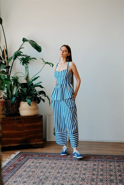 Barrel Stripes Pantolon