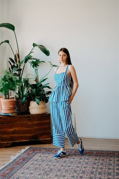 Barrel Stripes Pantolon