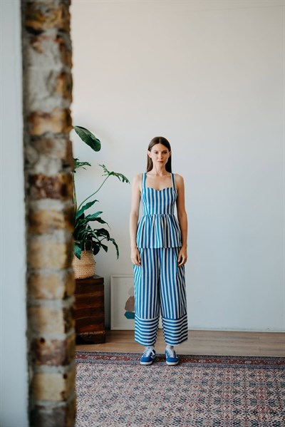 Barrel Stripes Pantolon