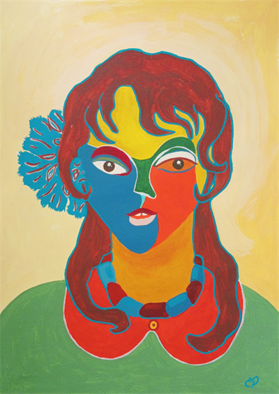 Colored Me Çerçeveli Resim