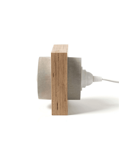 Beton & Ahşap Masa Lambası