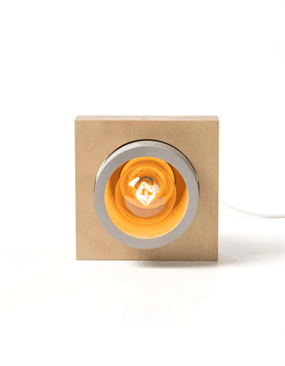 Beton & Ahşap Masa Lambası