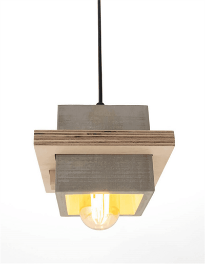 Beton & Ahşap Sarkıt Aydınlatma