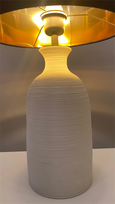 Beyaz Til Boyunlu Abajur