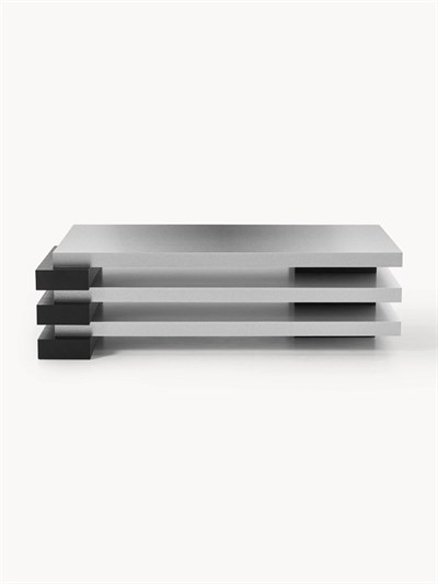Blok Katmanlı Modern Orta Sehpa 120 cm