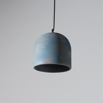 Büyük Mavi Pas Dokulu Beton Tavan Aydınlatma