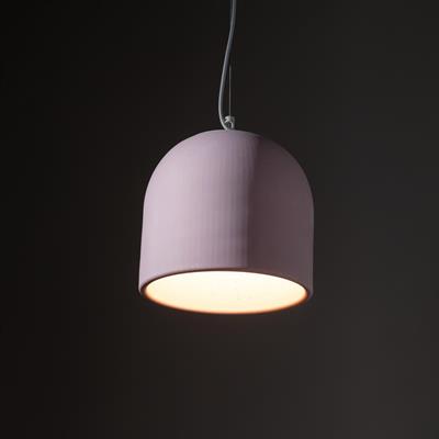 Büyük Pembe Beton Tavan Aydınlatma