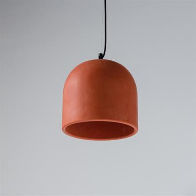 Büyük Terracotta Beton Tavan Aydınlatma