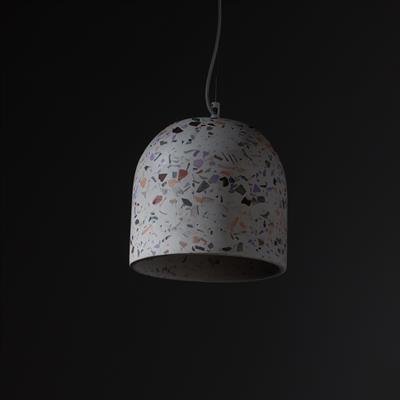 Büyük Terrazzo Beton Tavan Aydınlatma