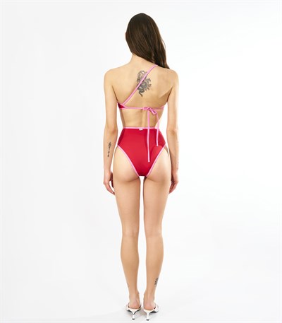 Çapraz Bikini Üstü - Kırmızı / Everymood