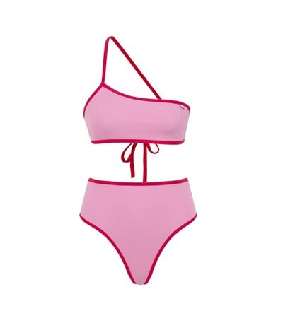 Çapraz Bikini Üstü - Pembe / Everymood