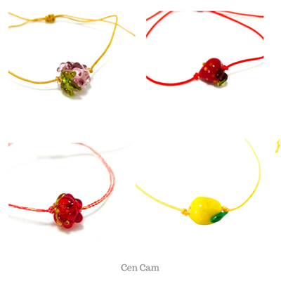 Cen Cam Meyveli Bileklik (4lü)