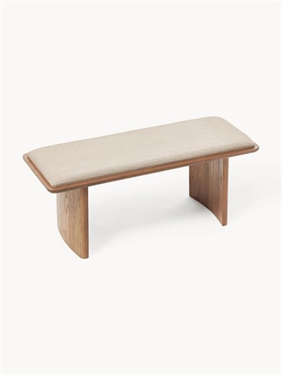 Chandler Masif Meşe Döşemeli Bank 110 cm