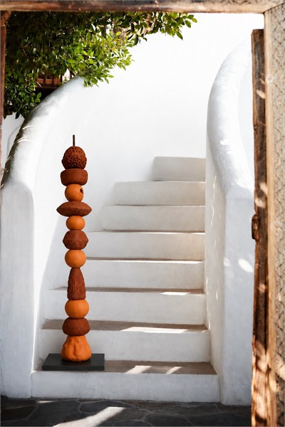 Cinnamon Stoneware Seramik Heykel Dekoratif Obje