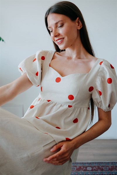 Clara Spotty Bluz