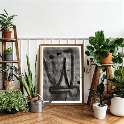 Coal 1 - Abstract Collection - Baskı