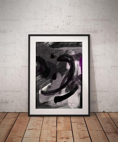 Coal 3 - Abstract Collection - Baskı