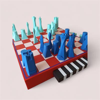 Çok Renkli Küçük Satranç Takımı No. 6