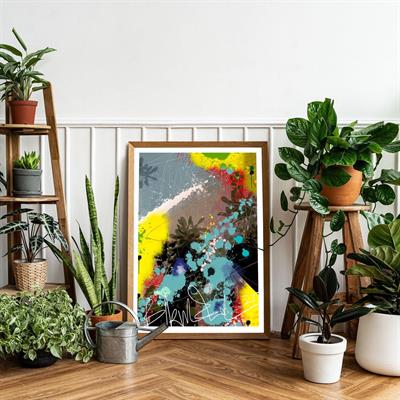 Colourbloom 1 - Abstract Collection - Baskı