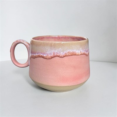 Corto Pink Sunset Stoneware Kupa