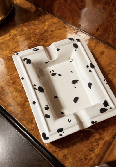 Dalmation Noir Ashtray