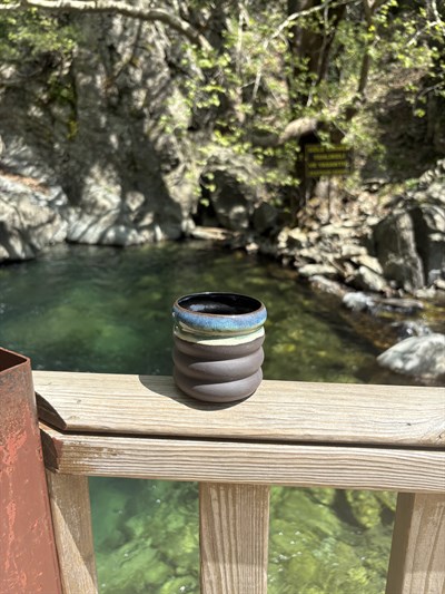 Darci Green Cup - Ripple