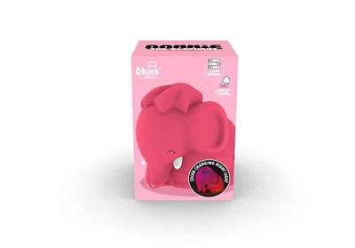 Dhink Silikon Gece Lambası Fil Donnie Pembe