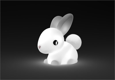 Dhink Silikon Şarjlı Gece Lambası Bunny Cotton