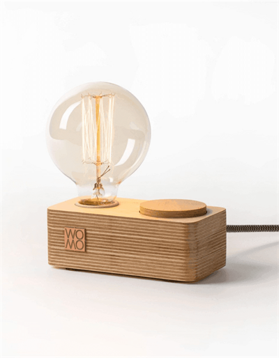 Dimmerli Ahşap Masa Lambası