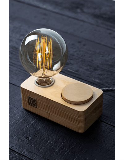 Dimmerli Ahşap Masa Lambası