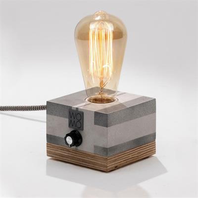 Dimmerli Circuit Antresit Beton Masa Lambası - Silindir