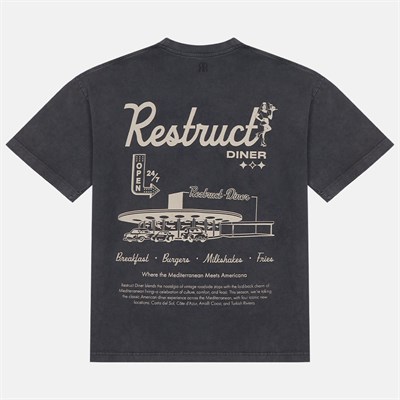 Diner Tee Vintage Black