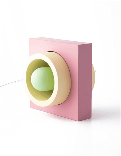 Pembe Donut Renkli Masa Lambası