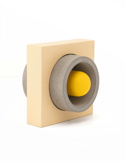 Bej Donut Renkli Masa Lambası