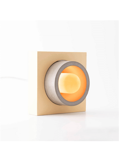 Bej Donut Renkli Masa Lambası