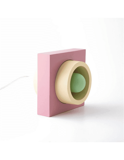 Pembe Donut Renkli Masa Lambası